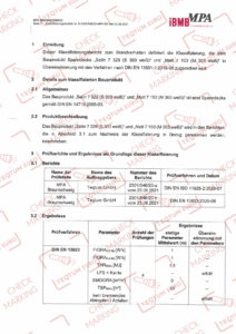 Сертифікат негорючості матеріалу 2