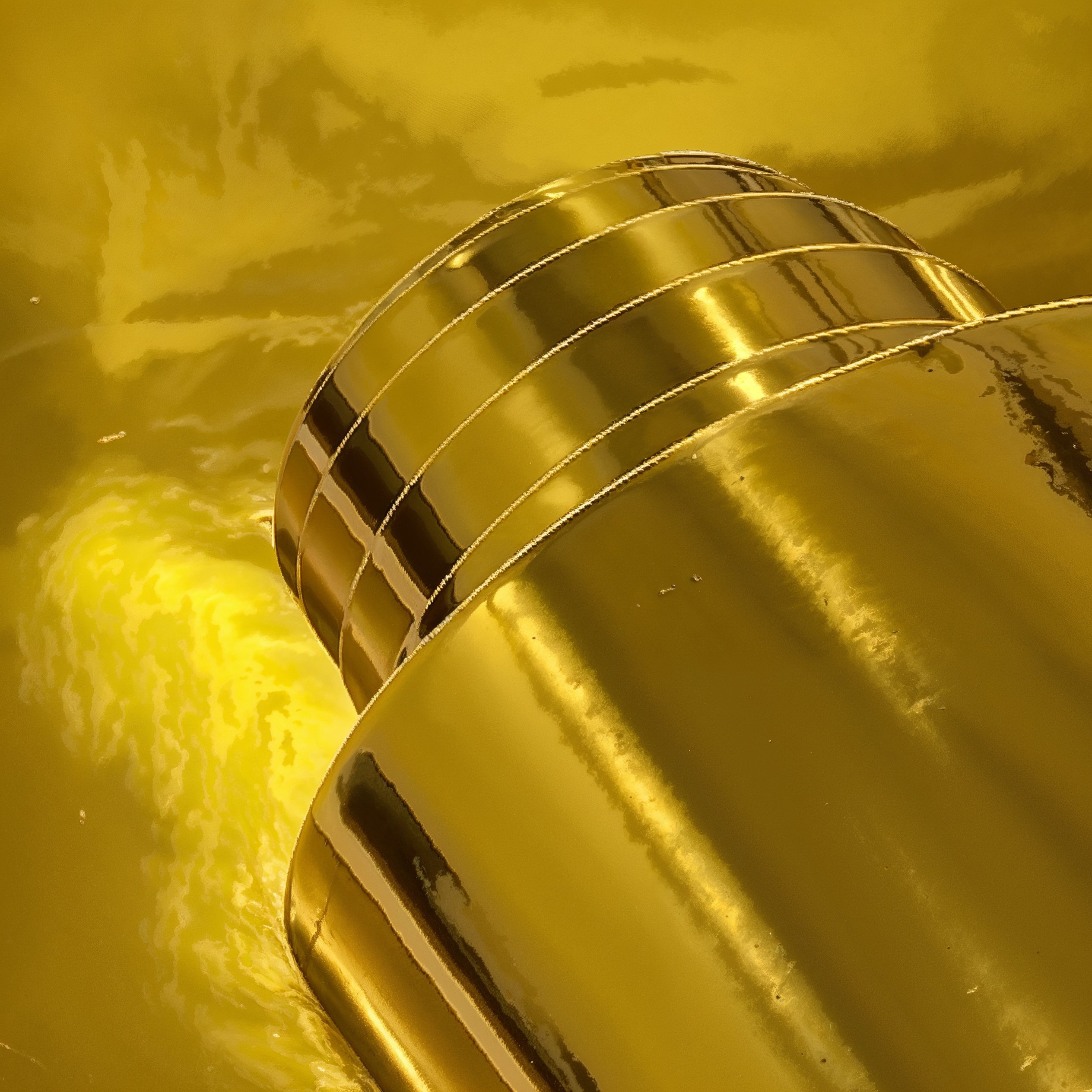 Золота дзеркальна плівка